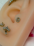 Piercing maille marine