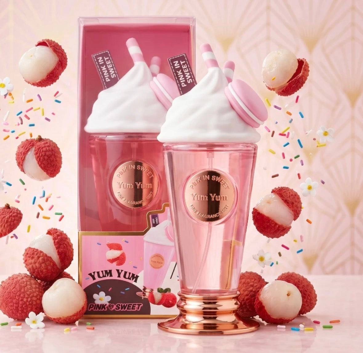 Parfum Litchi Frais & Design Ultra-Gourmand ! 🌸✨