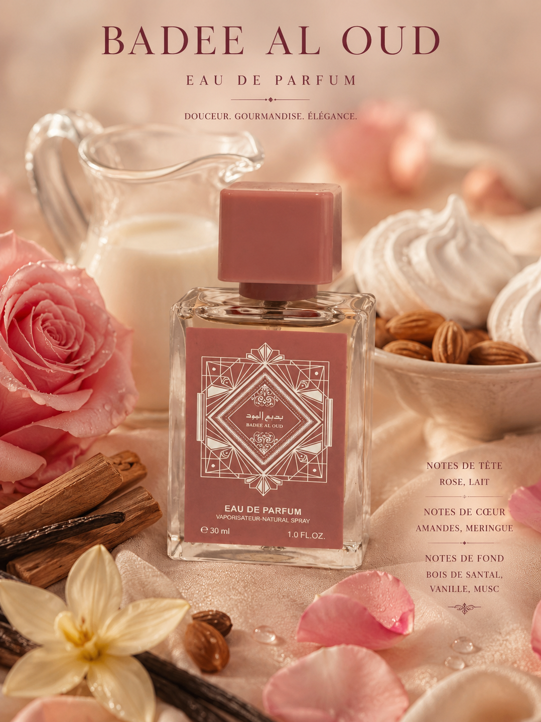 Bade'e Al Oud Noble Blush (Rose) - 30ML