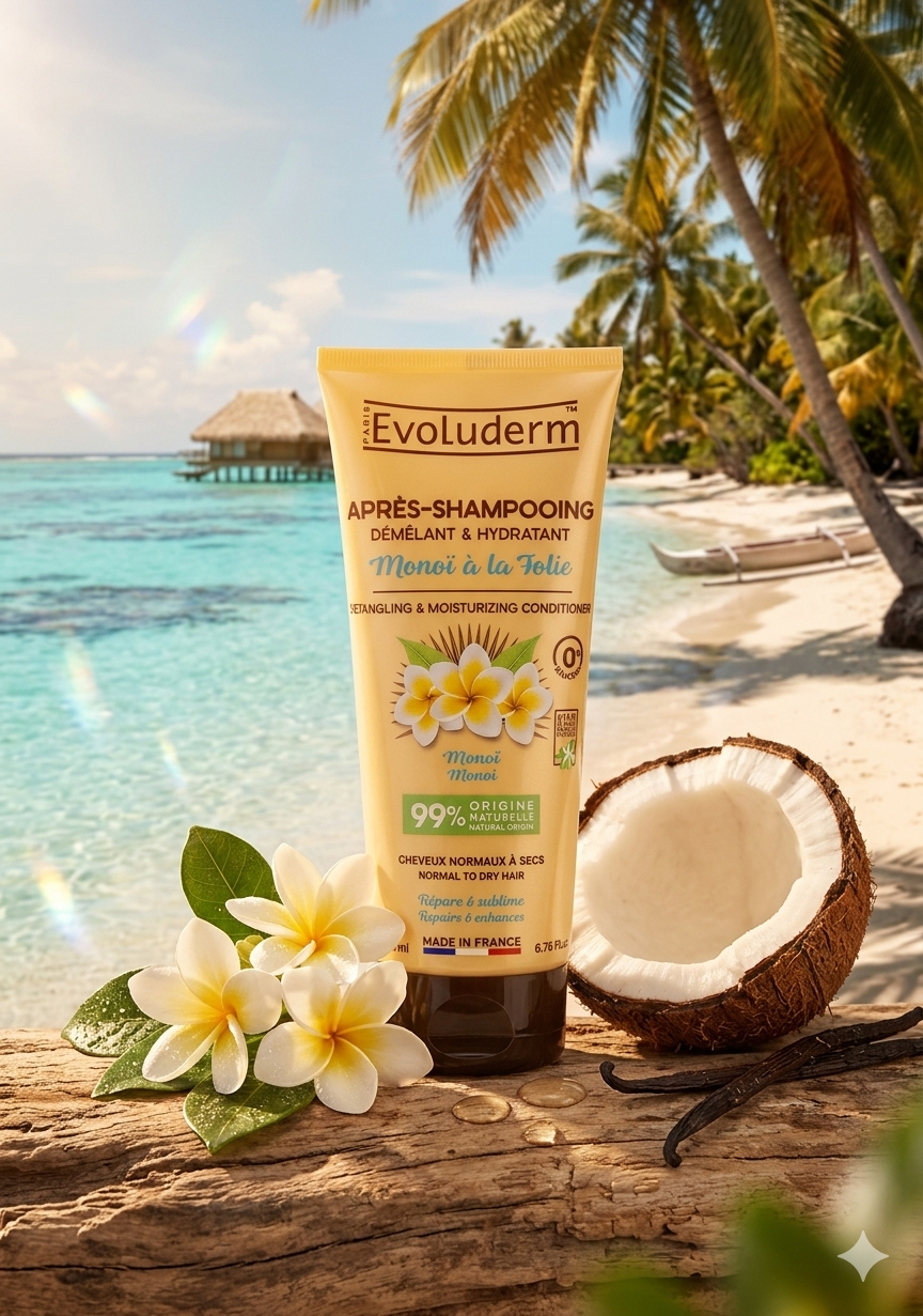 Après-Shampooing au Monoï – 200ml 🌴