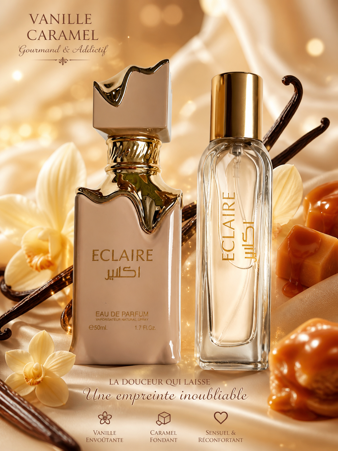 Coffret Parfum Éclaire Vanille Caramel
