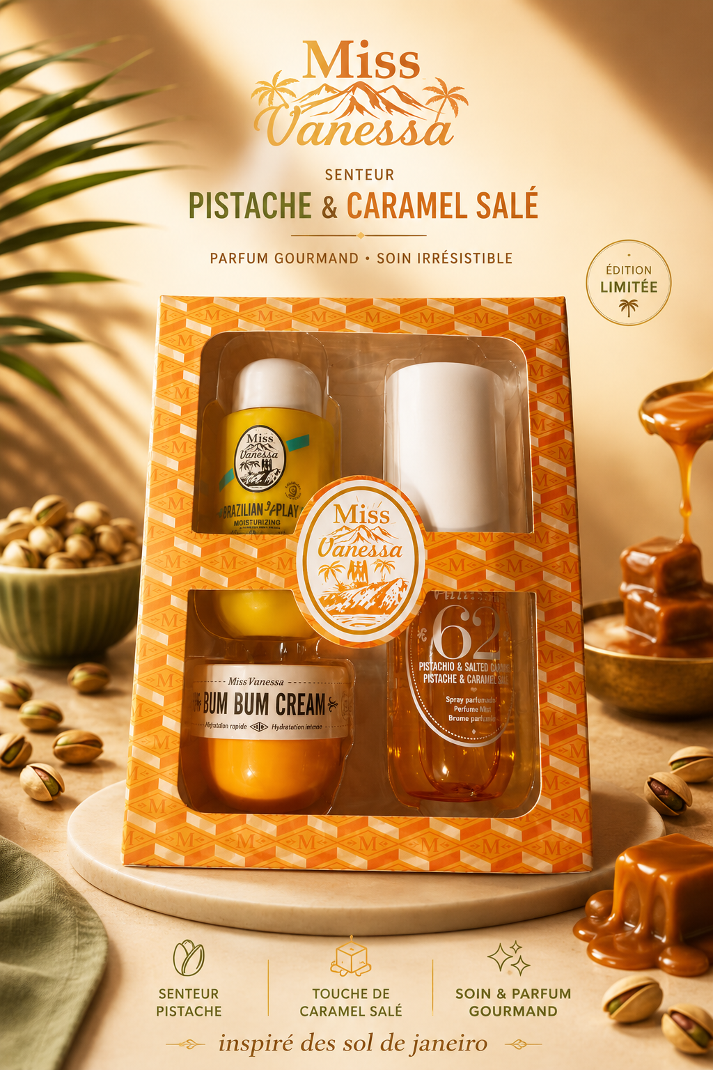 Coffret N•62 / Pistache & caramel salé