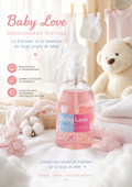 Spray textile baby love ( odeur de propre Bébé) 250ml