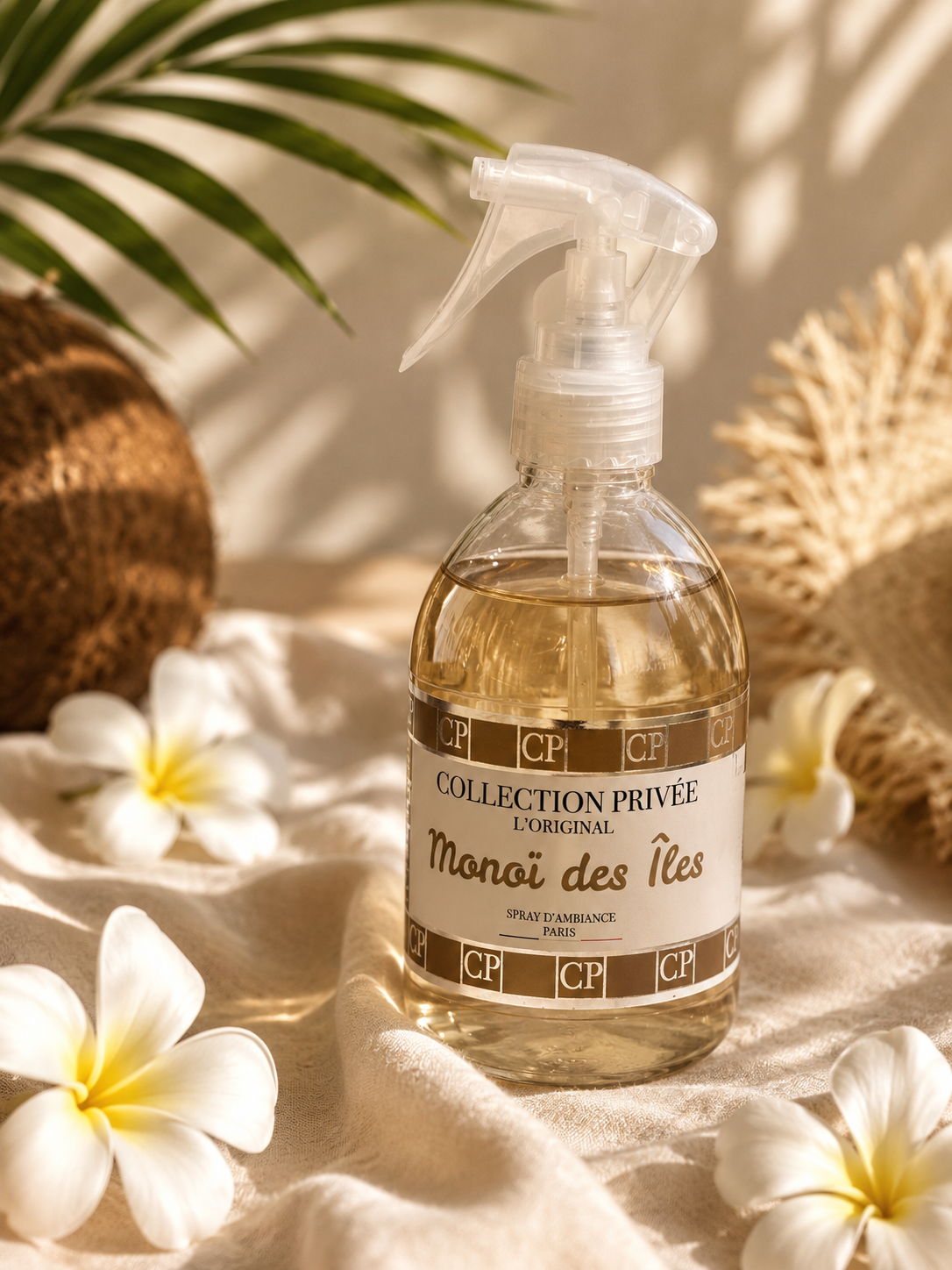 Spray Textile Monoï des Îles – 250 ml ☀️🌺